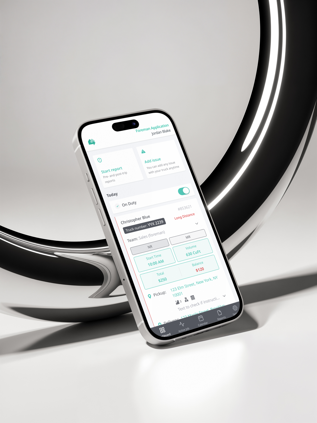 Foreman app dashboard